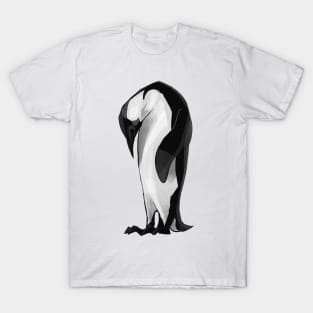 Cartoony Doomed Penguin T-Shirt
